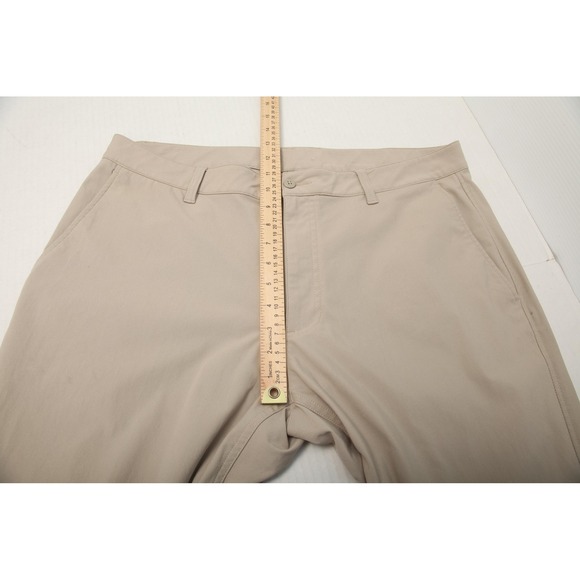 FootJoy Pants Mens 38x30 Beige Performance Golf Stretch Polyester Chino - Picture 12 of 16